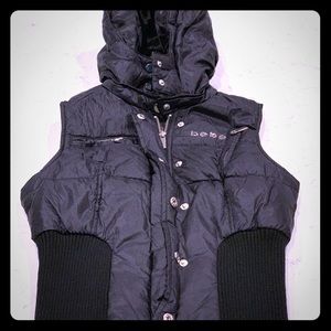 Black bebe vest